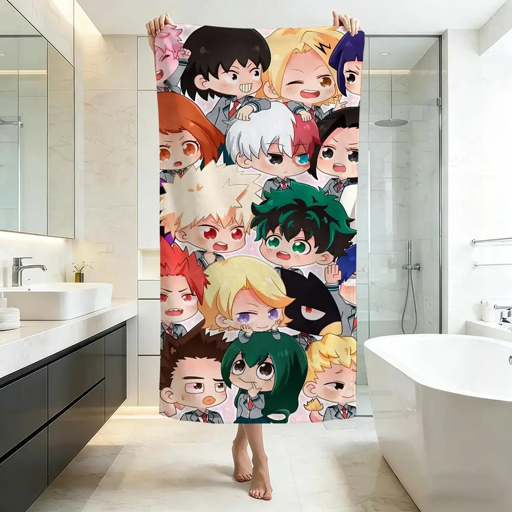 My Hero Academia Ultra-Soft Microfiber Towel – Bath & Beach, Five-Star Quality