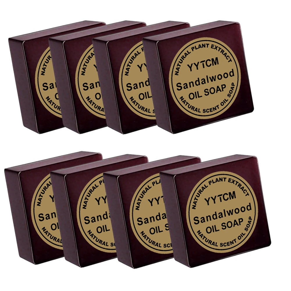 Sandalwood Men's Fragrance Soap Bar – Long-Lasting Scent for Bath, Face & Hand Washing, 65g