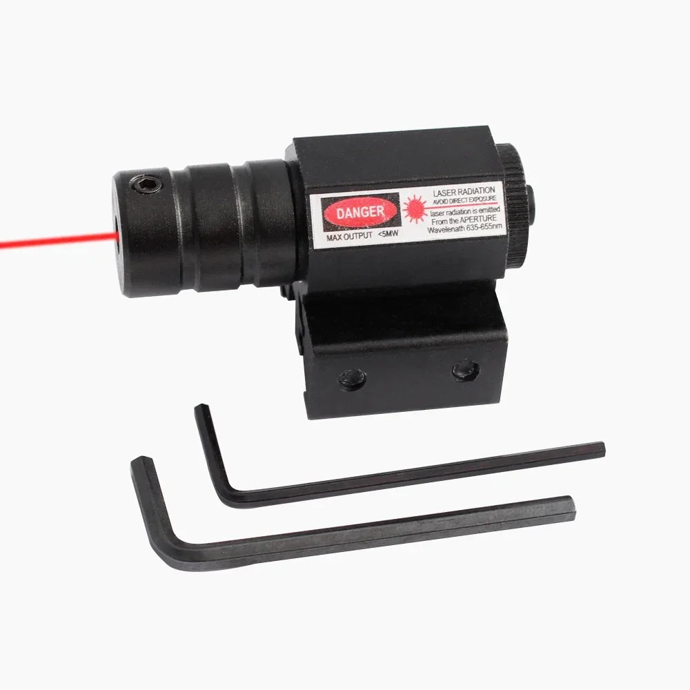 Mini Red Dot Laser Sight – Adjustable 635-655nm with 11mm/20mm Rail Mount