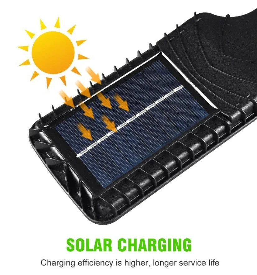 72-COB Solar Motion Sensor Outdoor Wall Light