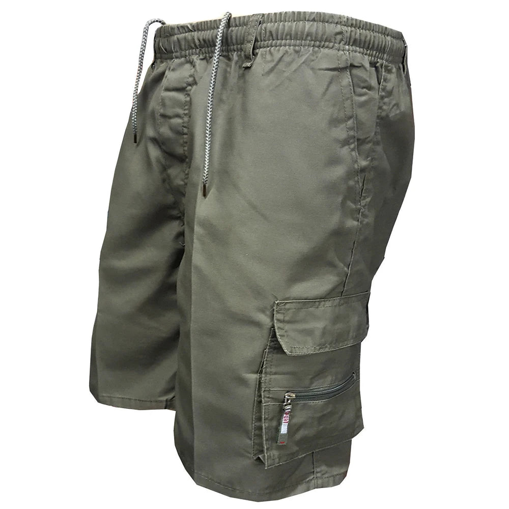 Men's Tactical Cargo Shorts — Military Multi-Pocket Summer Shorts for Work & Hiking