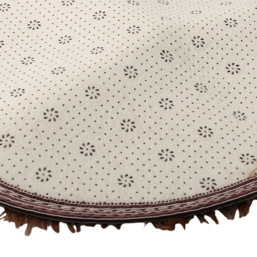 Super Soft Shaggy Area Rug – Anti-Slip 4cm Pile Round Rug for Living Room & Bedroom, 12 Colors & 3 Sizes