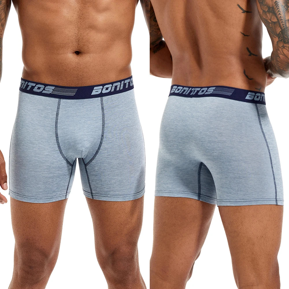 Men's Stretch Boxer Briefs, 4-Pack