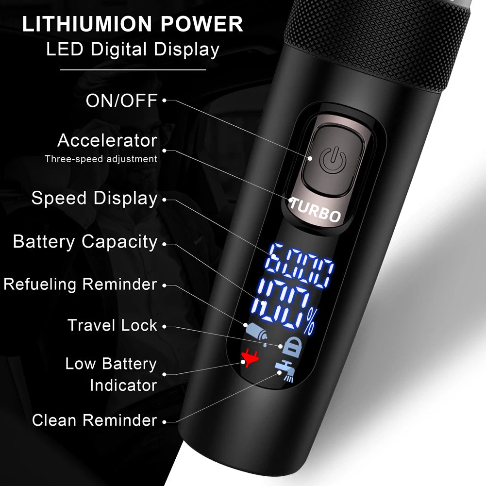 HATTEKER Multifunction Hair Clipper & Nose Trimmer – Waterproof, 120-Min Runtime, USB Fast Charge