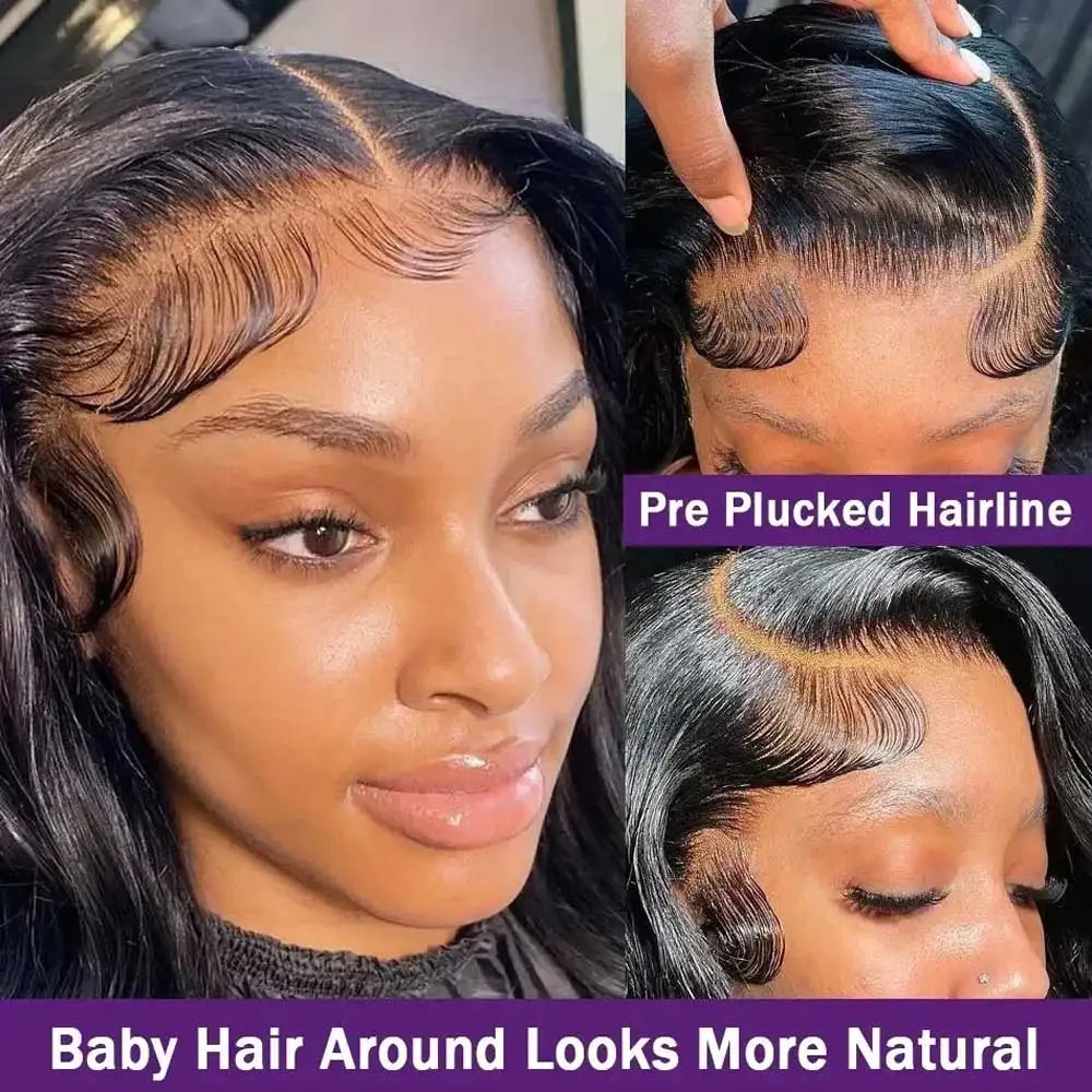 250 Density Body Wave Lace Front Wig | 13x4 13x6 5x5 HD Glueless Pre-Plucked Bleached Knots Brazilian Human Hair