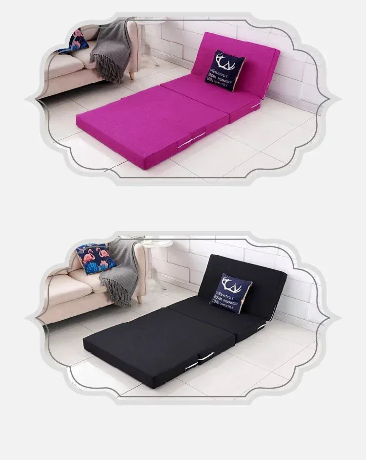 Foldable Memory Foam Mattress – Office Nap Mat, Single Bed Tatami Yoga Pad, Multiple Sizes