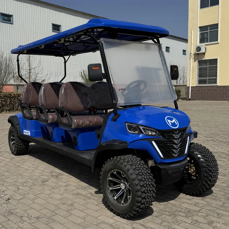 Street Legal 4-Seater Electric Golf Cart — 72V Lithium Battery, 5kW AC Motor