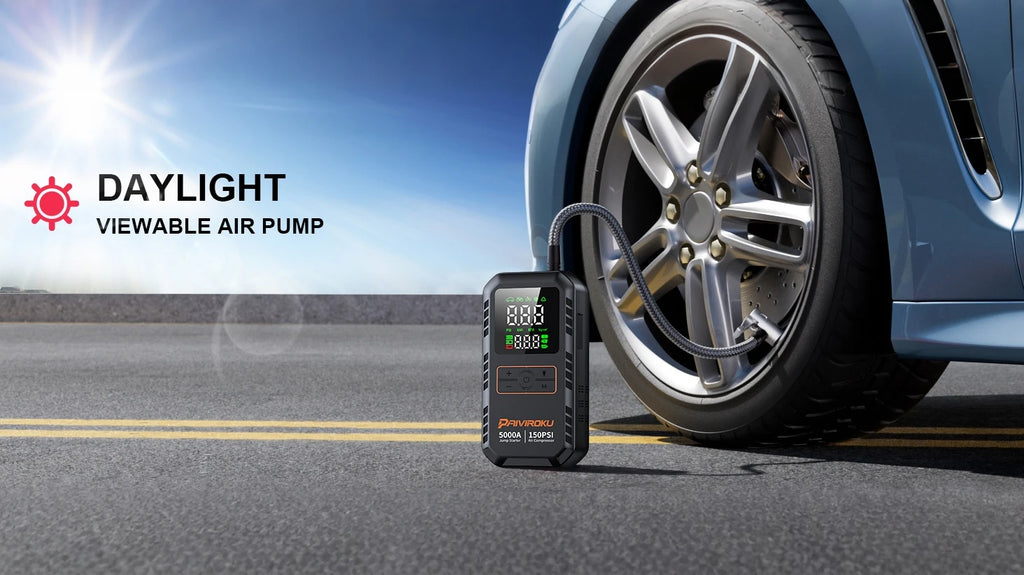 PAIVIROKU Car Jump Starter with Air Compressor