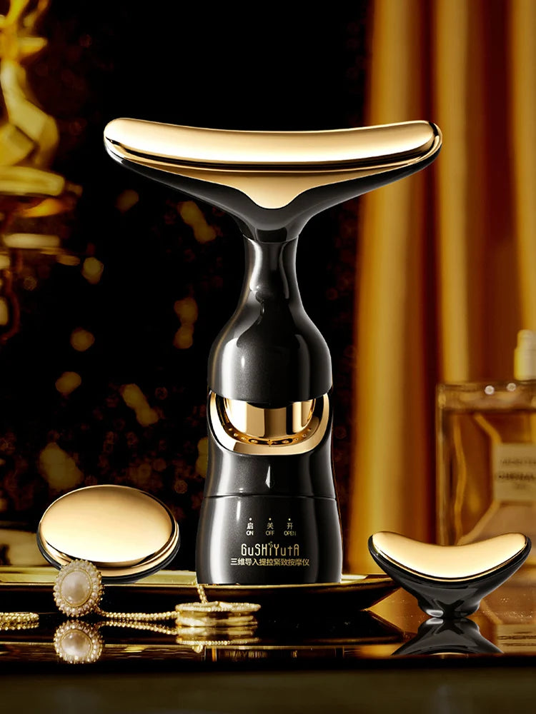 3-in-1 Face Massager – V-Line Lifting, Eye & Neck Anti-Aging Beauty Device