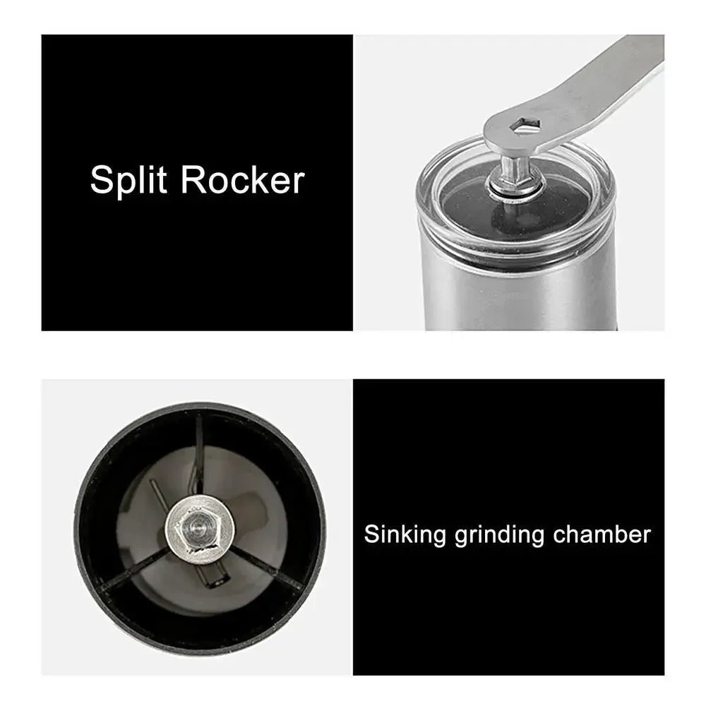 Manual Burr Coffee Grinder — Hand Coffee Bean Grinder, Unique Camping Gift