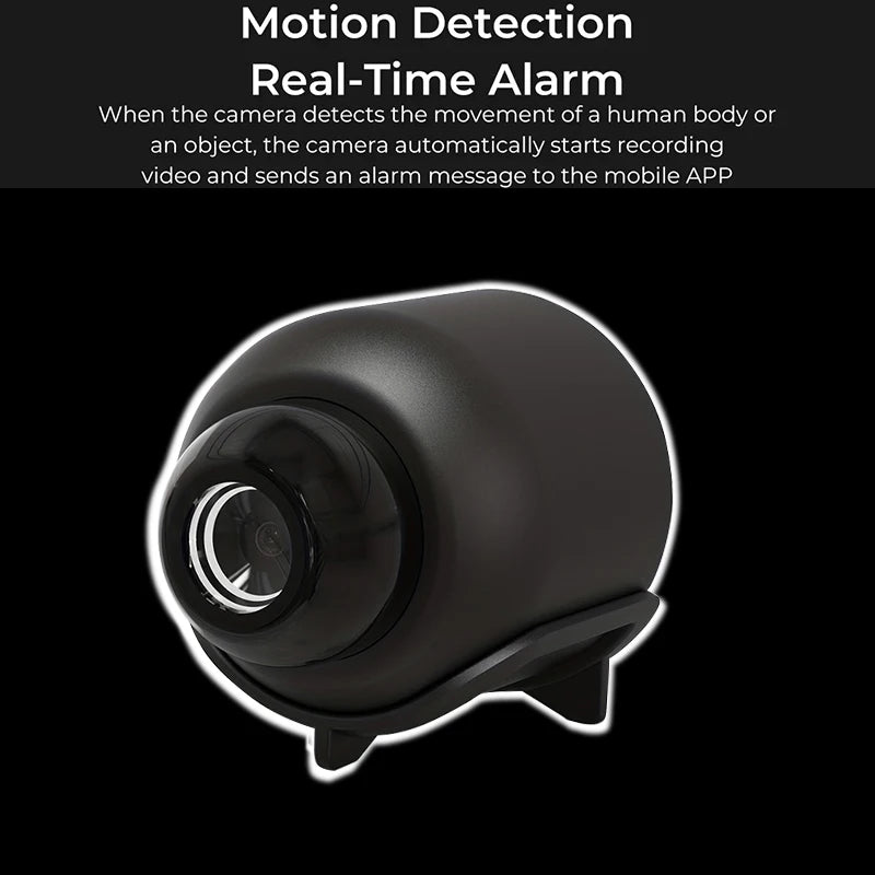 Watch Over What Matters — X5 Mini WiFi Surveillance Camera | 1080P Full HD, Night Vision, Motion Detection, Wireless, Lightweight