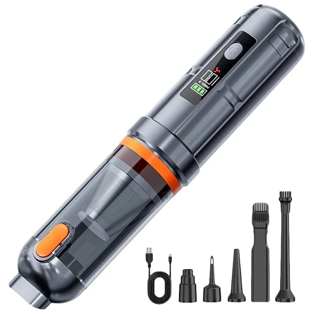 Handheld Car Vacuum – 17kPa Cordless Brushless Cleaner