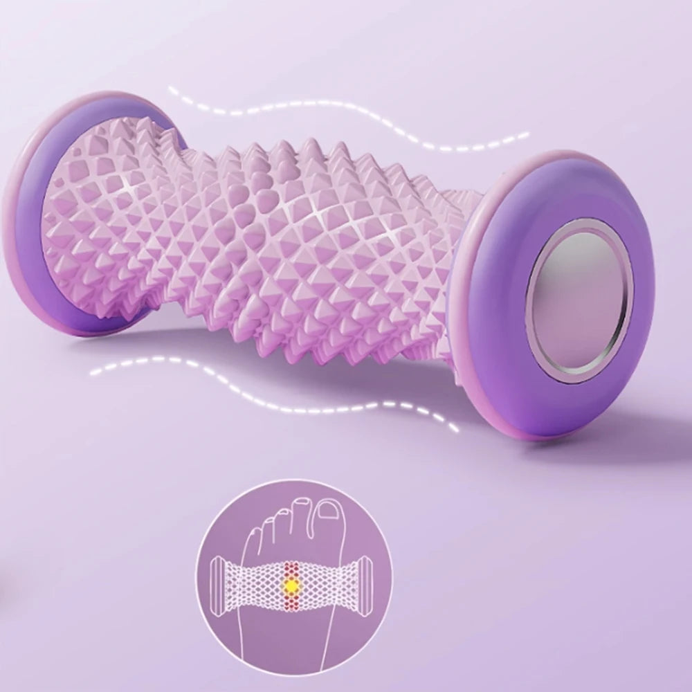 Foot Massage Roller — Plantar Acupressure Shiatsu Massager for Calf & Feet Relief