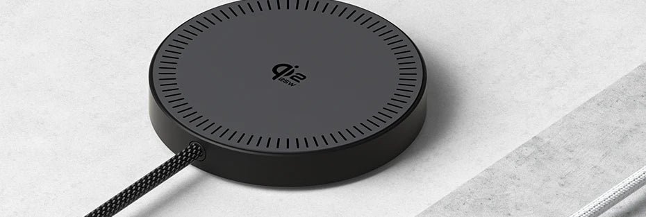 Hagibis Qi2.2 25W Dual-Sided Magnetic Wireless Charger – MagSafe Pad for iPhone 14–17 & AirPods