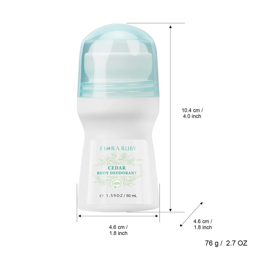 Aluminum-Free Deodorant Roll-On – 4 Scents | Unisex Daily Odor Protection