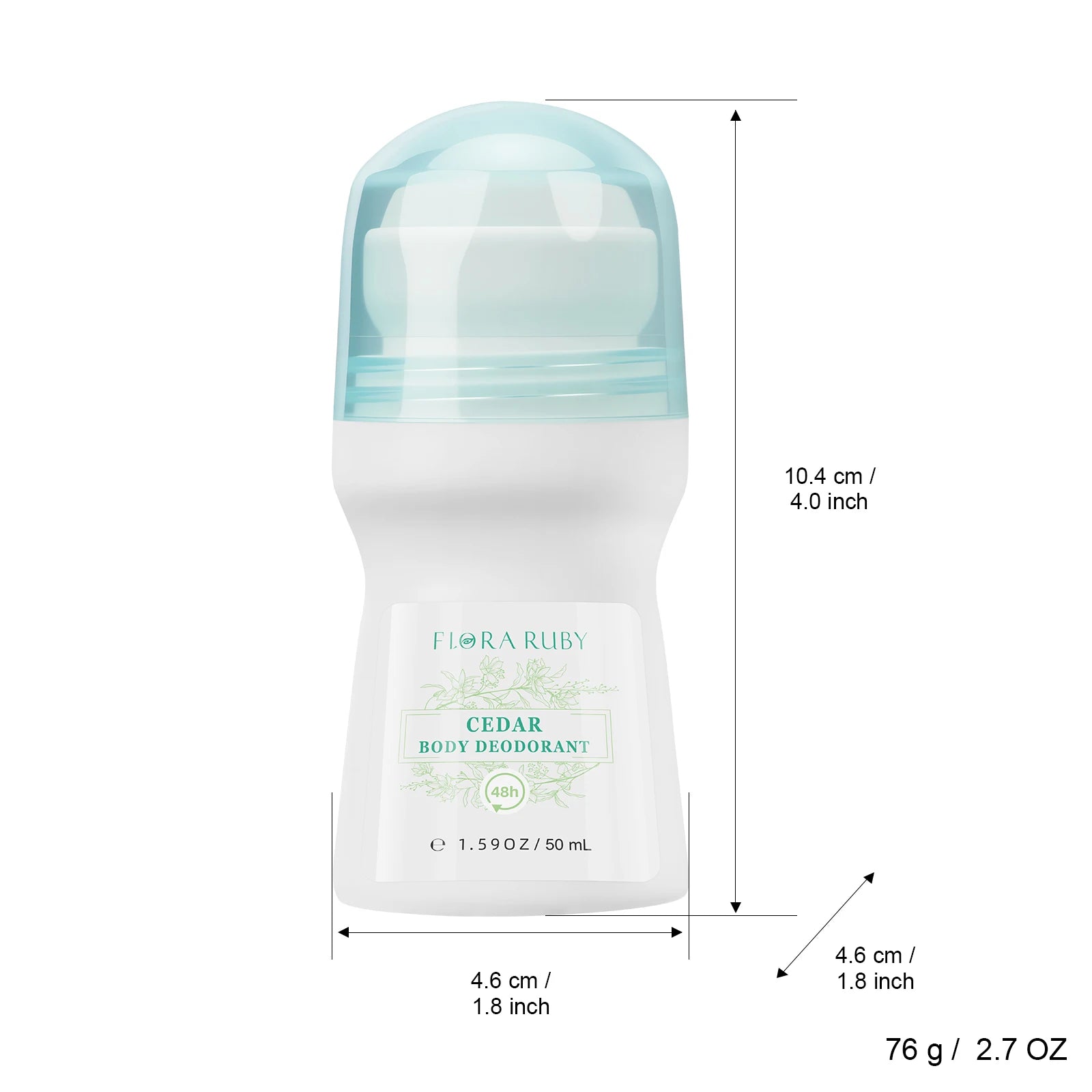 Aluminum-Free Deodorant Roll-On – 4 Scents | Unisex Daily Odor Protection