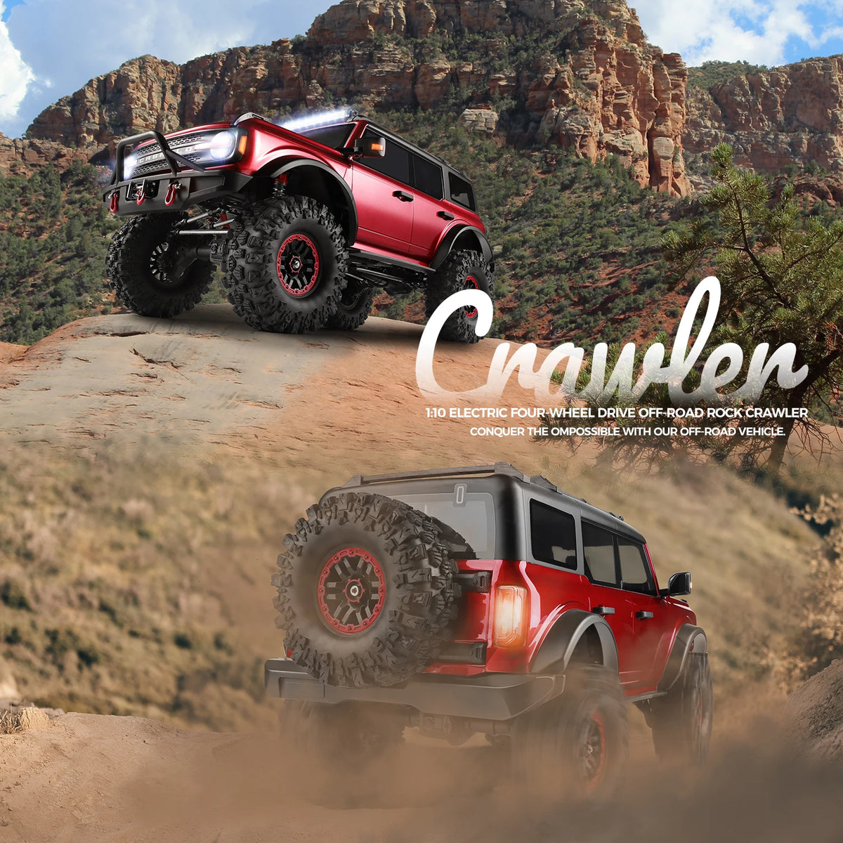 WLtoys 104020 1/10 Scale Professional 4WD RC Off-Road Crawler – 45 Min Runtime Upgrade