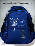 Astronaut Kids School Backpack – Waterproof Oxford Cartoon Book Bag for Boys & Girls Ages 2–16
