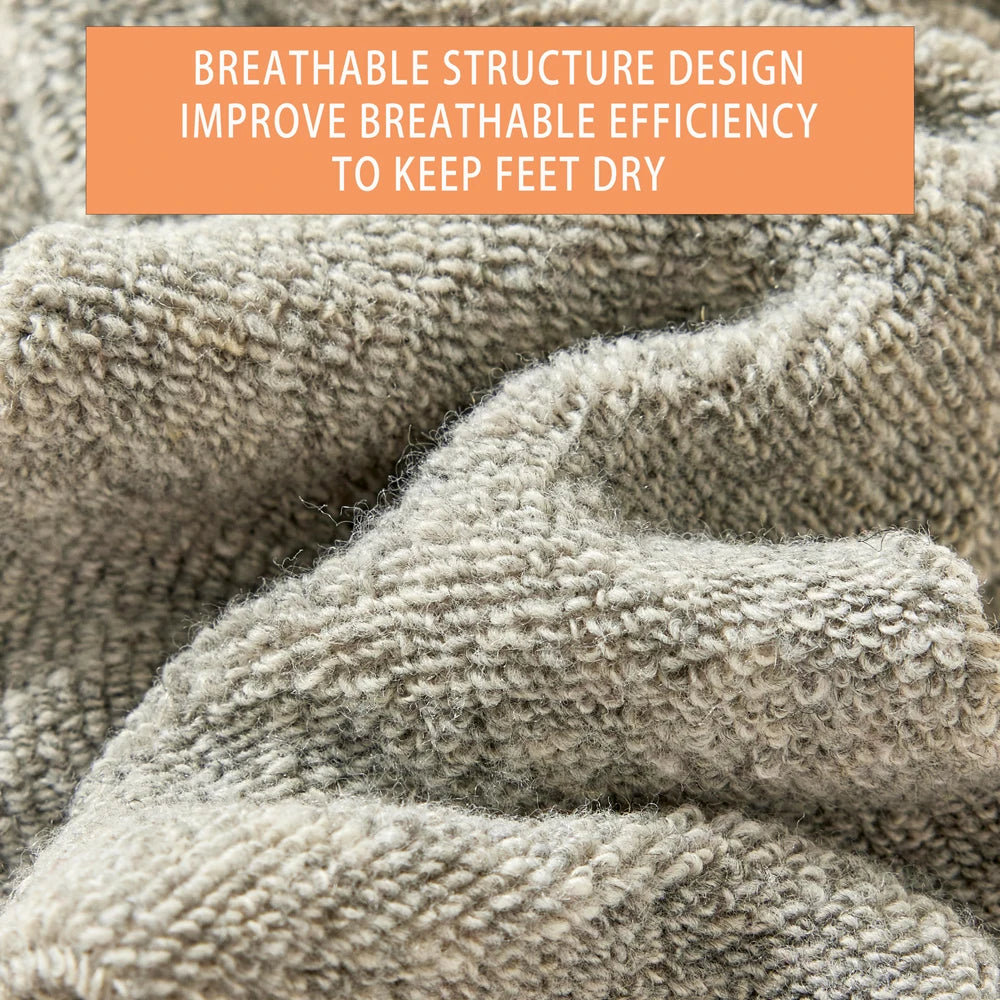 Men's Thick Wool-Blend Crew Socks