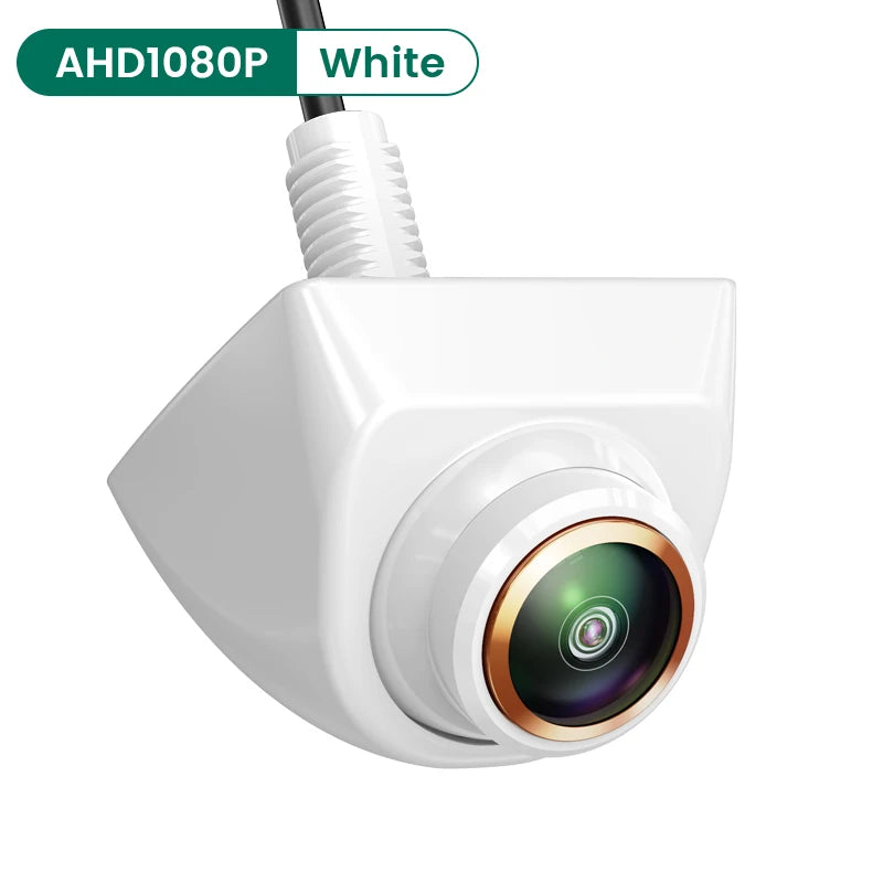 AHD 1080P Car Backup Camera – 170° Fisheye Lens, Night Vision, Waterproof | White, Black & Silver