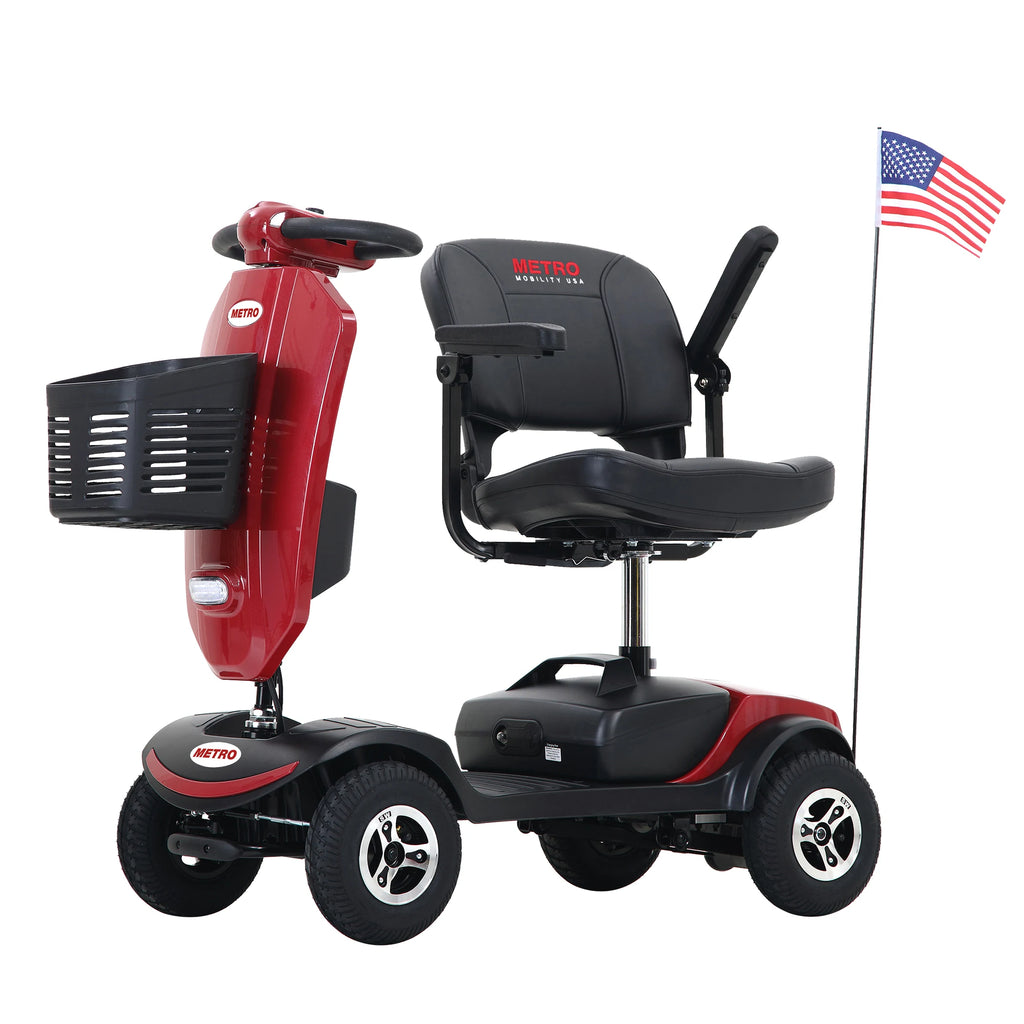 4-Wheel Mobility Scooter with Windshield – 300W, 10-Mile Range