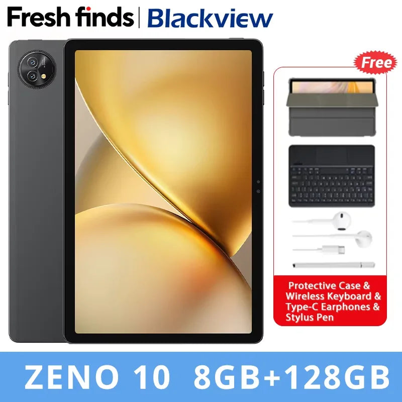 Blackview Zeno 10 5G AI Tablet – 11" FHD+, 8GB RAM, 128GB, 8800mAh, Widevine L1