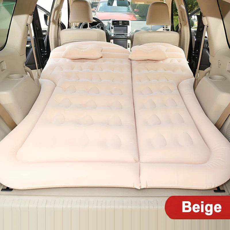 Car Air Inflatable Travel Mattress Bed — Universal Back Seat Camping Mat