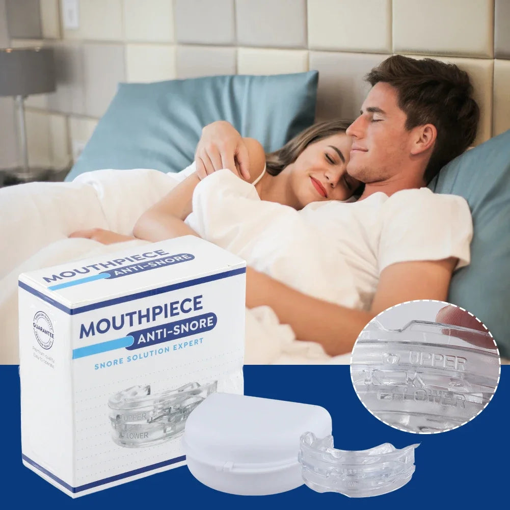 Anti-Snoring Mouth Guard — Teeth Grinding & Sleep Apnea Relief Device