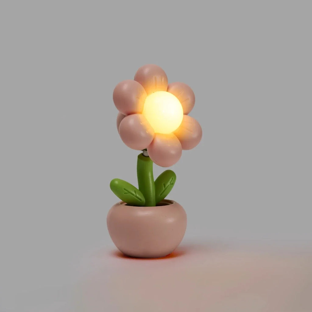 Mini Flower Night Light – LED Potted Design