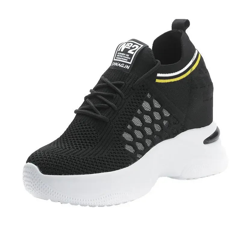 Women's Breathable Hollow Platform Sneakers