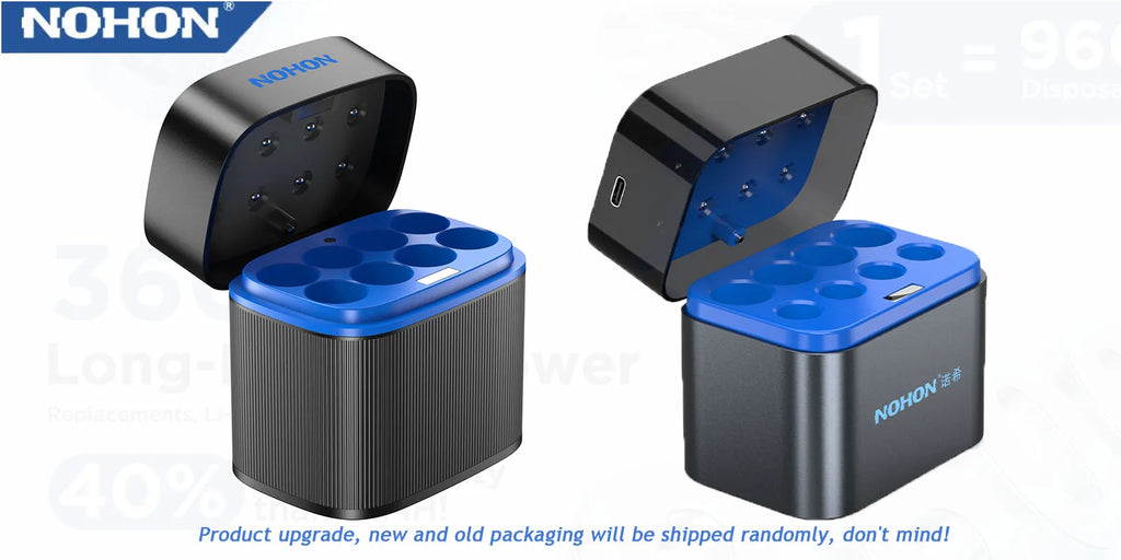 NOHON 1.5V Li-ion Rechargeable AA/AAA Batteries – 3600mWh High Capacity Long Lasting with Battery Charger