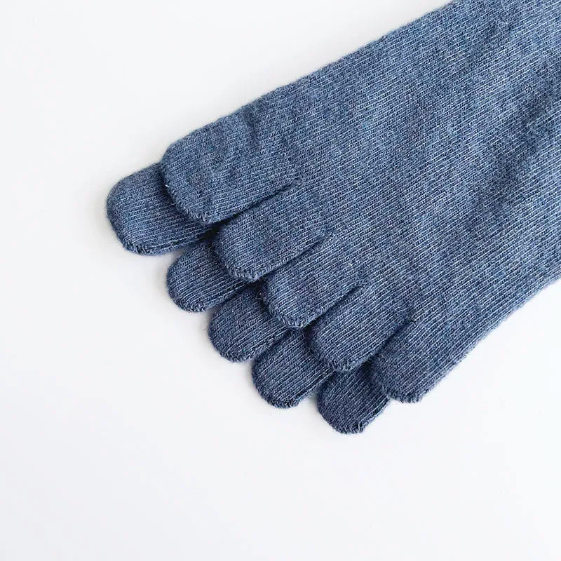 Men's Winter Five-Toe Socks, Single or 5-Pair Pack