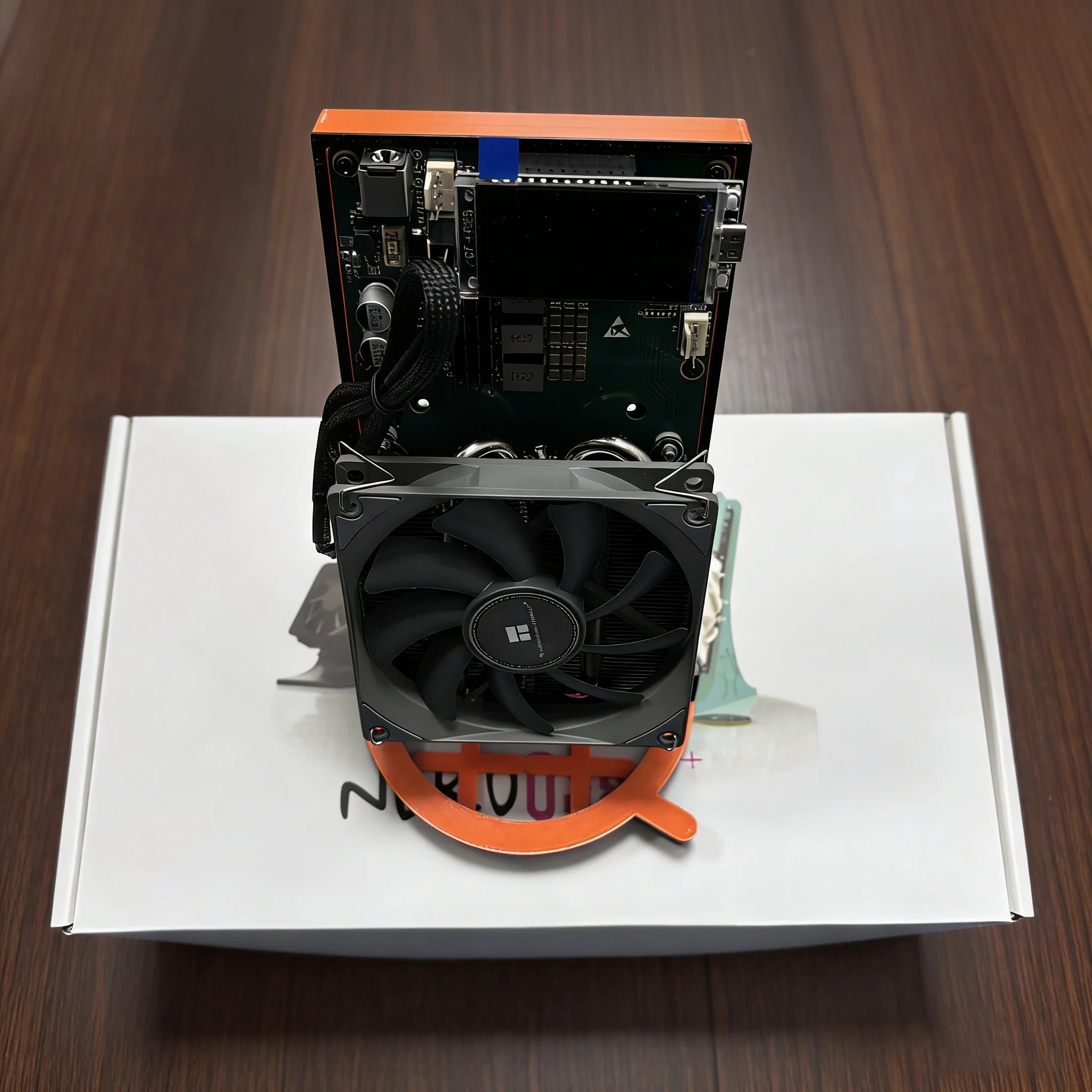 Nerdqaxe++ Rev6.1 Bitcoin Miner — 6TH/s 4×BM1370 ASIC Open Source with Power Supply