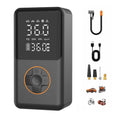 Mini Bike Tire Pump with Pressure Gauge and LED Light