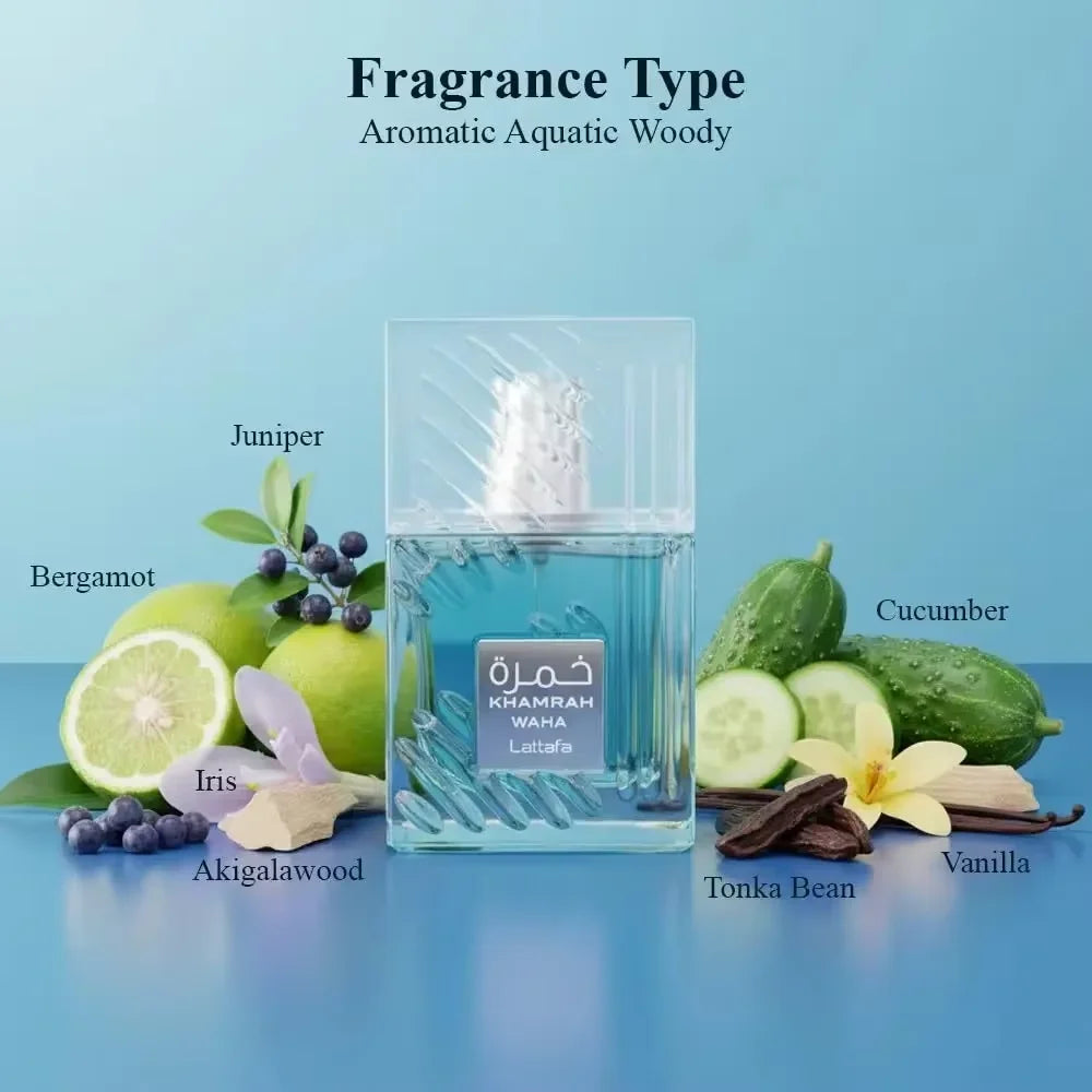 Arabian Oriental Gourmand EDP 100ml – Dates, Vanilla & Amber Crystal Bottle Unisex Fragrance