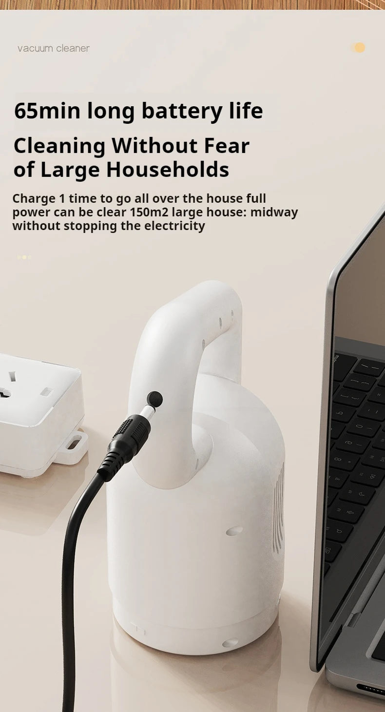2-in-1 Cordless Vacuum & Mop – 22000Pa, 130° Multi-Angle, HEPA Filter, Pet Hair
