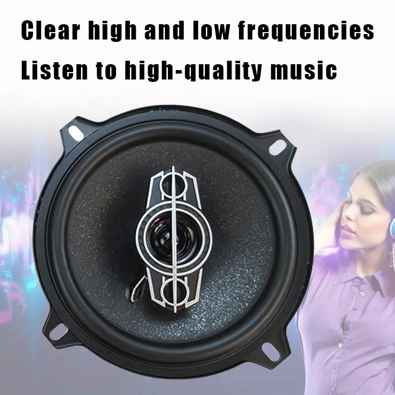 Car Coaxial Speakers – 4-Way Pair in 4, 5 & 6 Inches