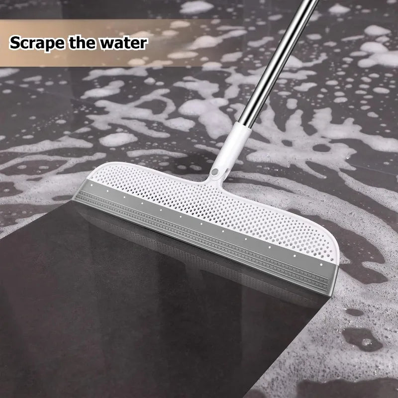 Magic Broom with Detachable Silicone Head — Flexible, Easy-Clean Floor Sweeper