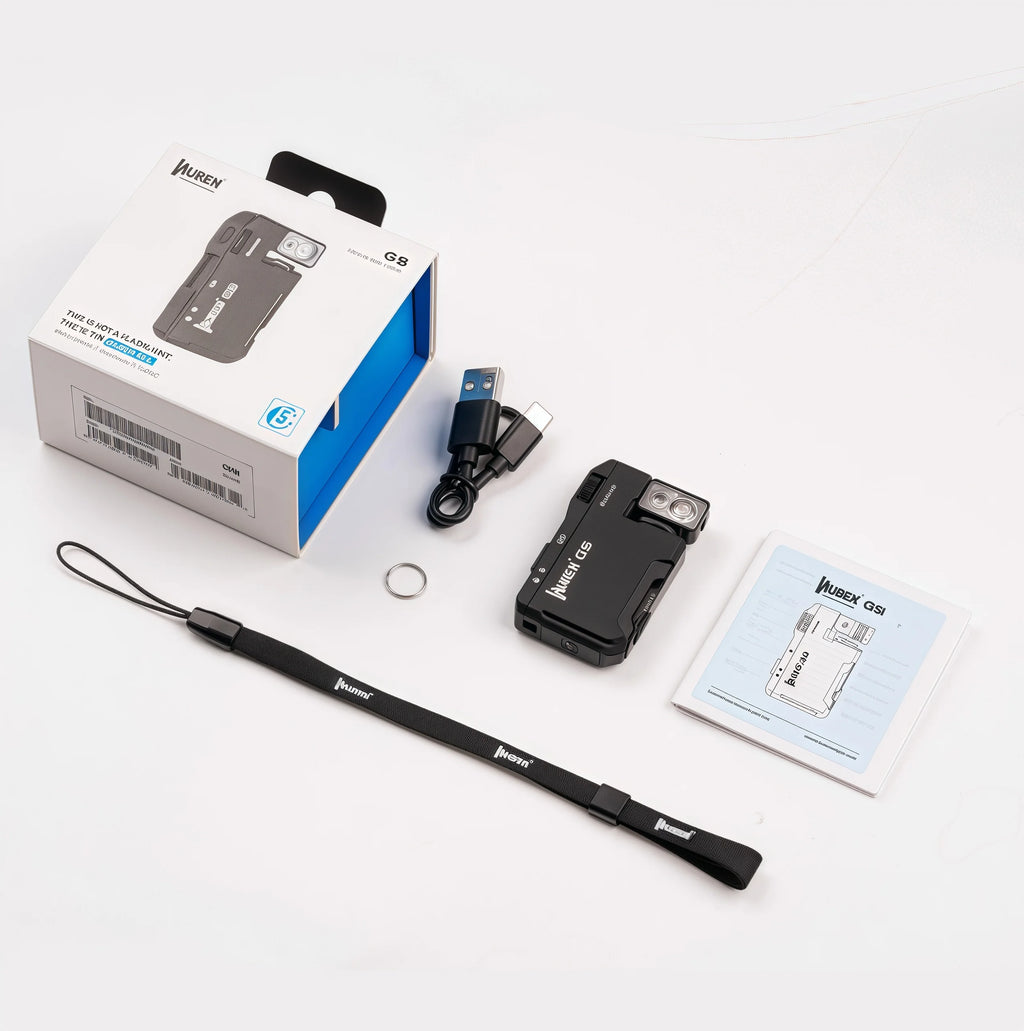 WUBEN G5 EDC Flashlight – 400 Lumens Dual Light Sources with RGB Light & Portable Pocket Design