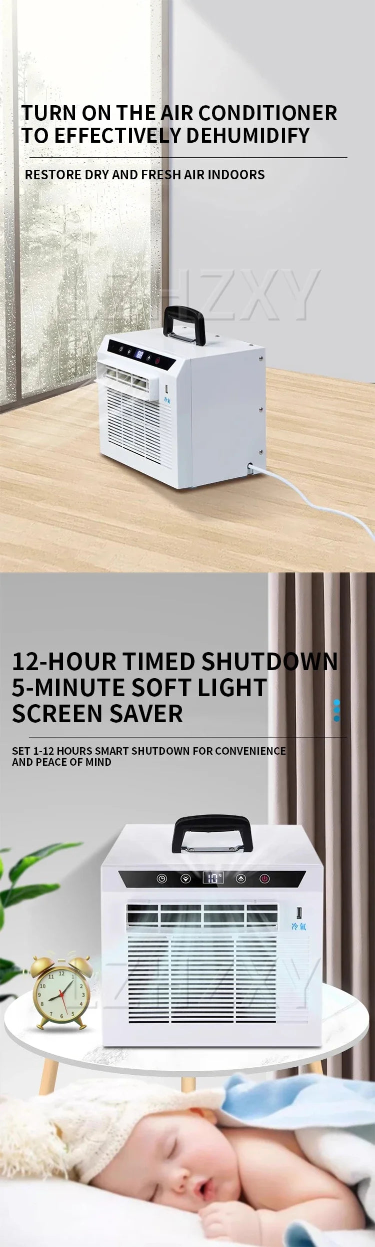 Split Mobile Portable Air Conditioner — Free Installation AC for Car, Home & Camping Tent