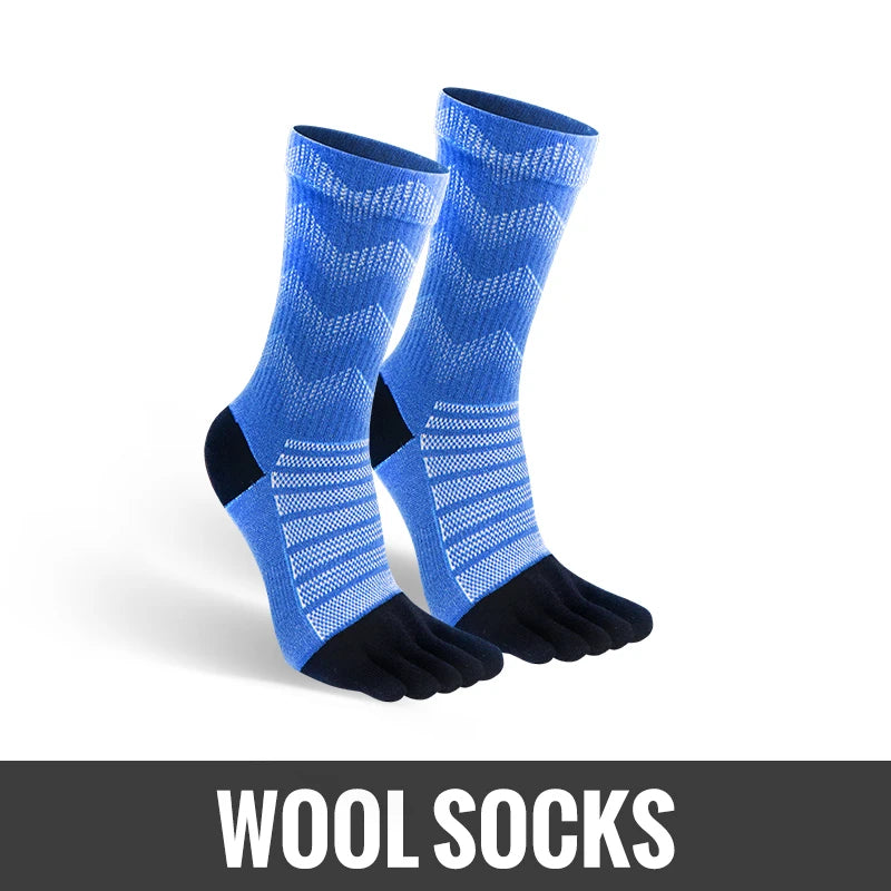 Thermal Five-Toe Socks for Hiking & Winter Sports