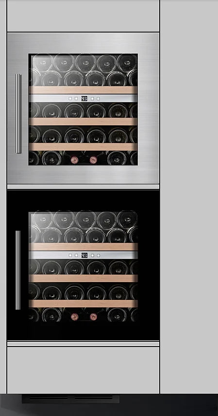 High-End Electric Wine Cooler — Full Glass Door Wine Fridge for 30 Bottles, Premium Wine Refrigerator