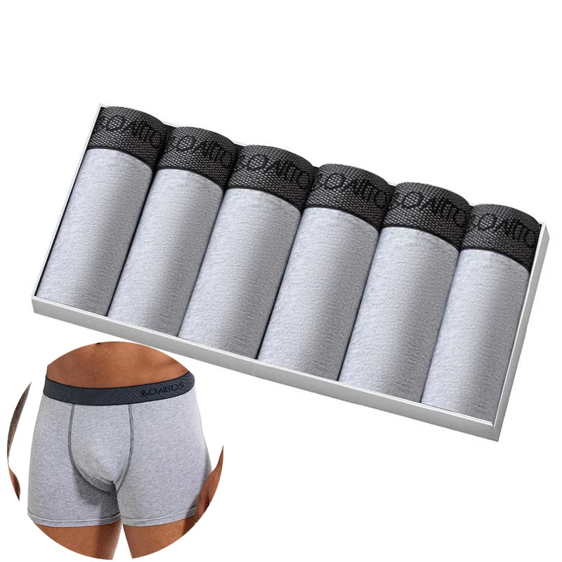 Men's Cotton Stretch Boxer Briefs, 6-Pack