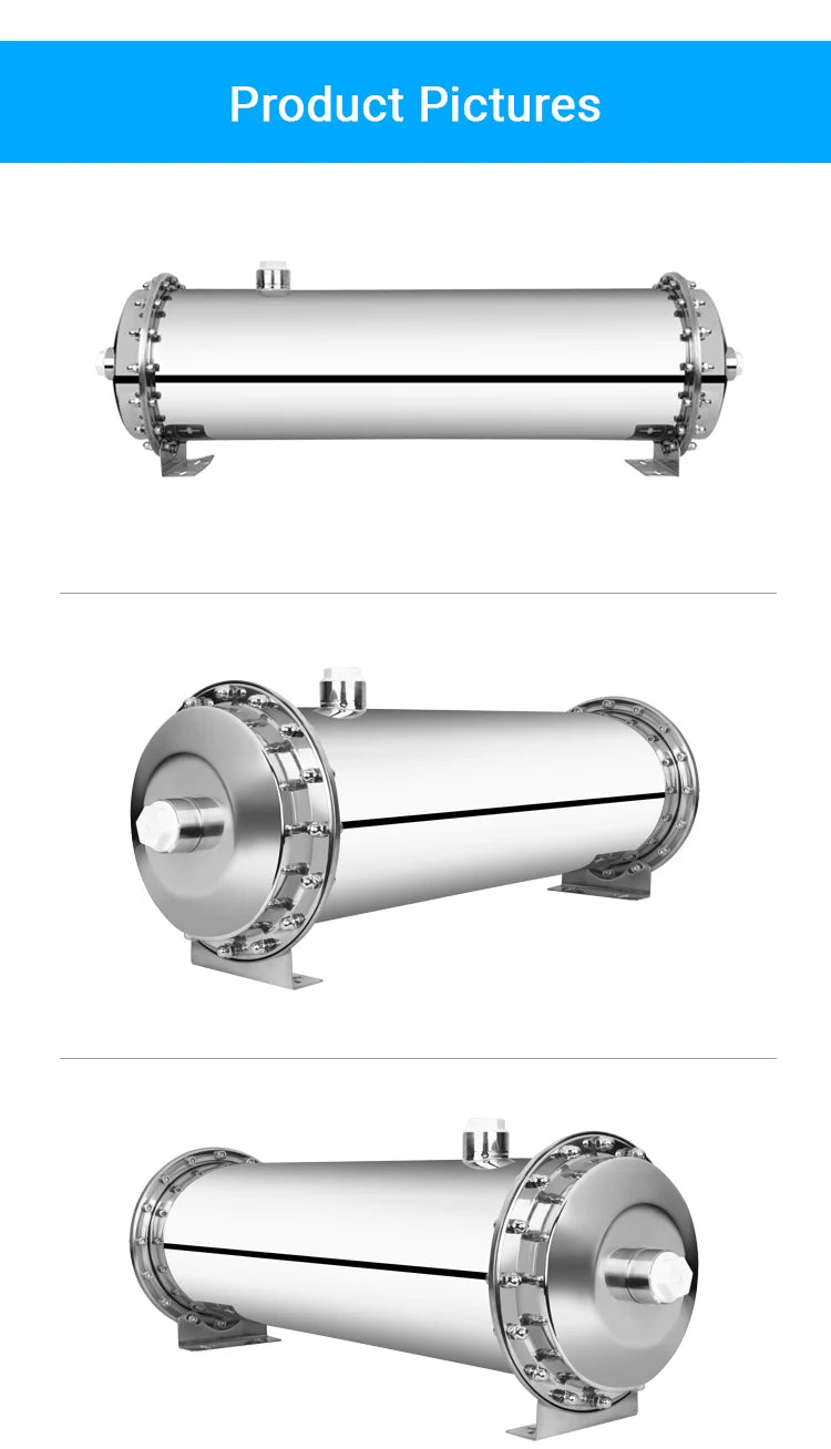 3000L Home Water Purifier — Stainless Steel PVDF Ultrafiltration, Washable & Direct-Drinking