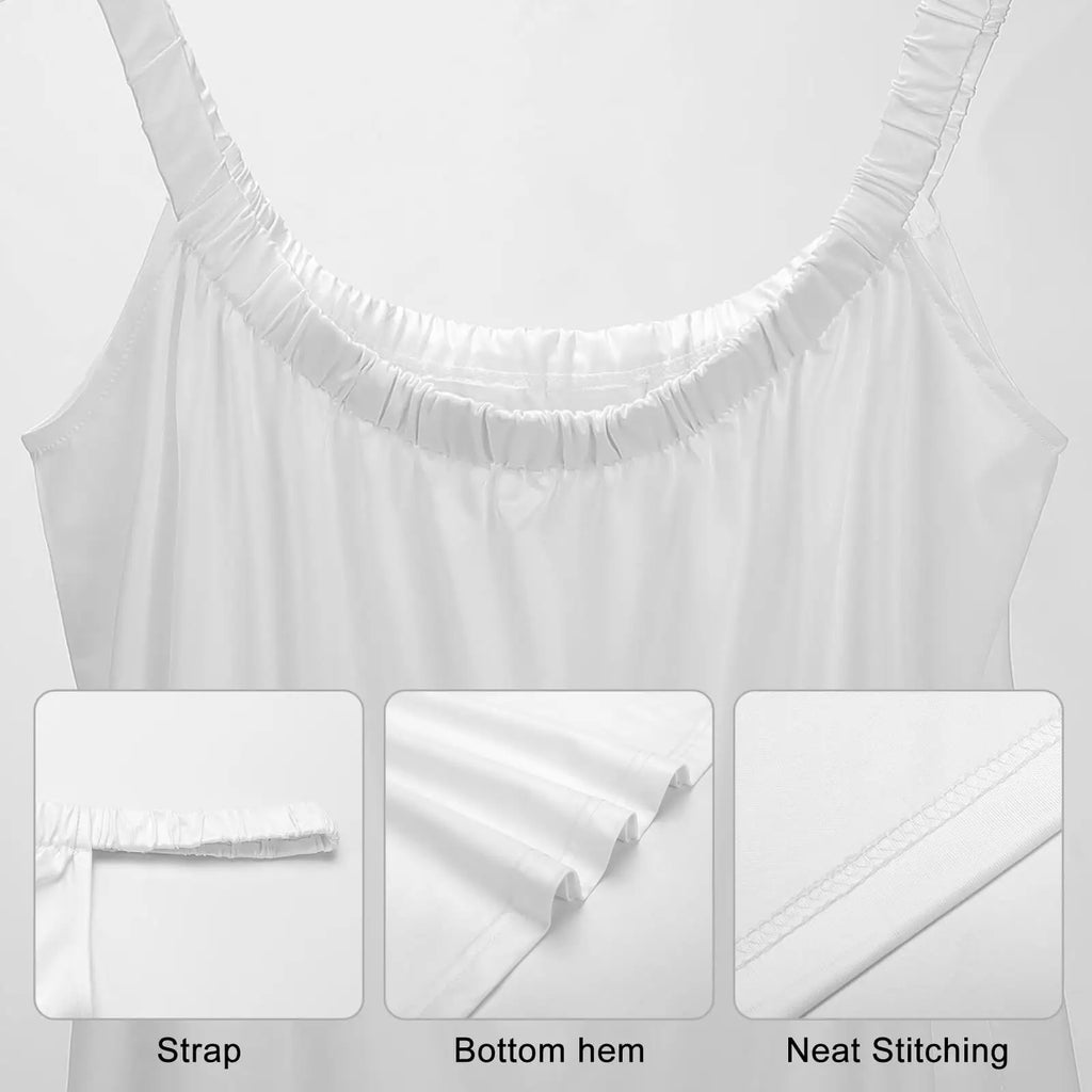 Bohemian Slip Dress — Loose Casual Beach Maxi Dress for Women