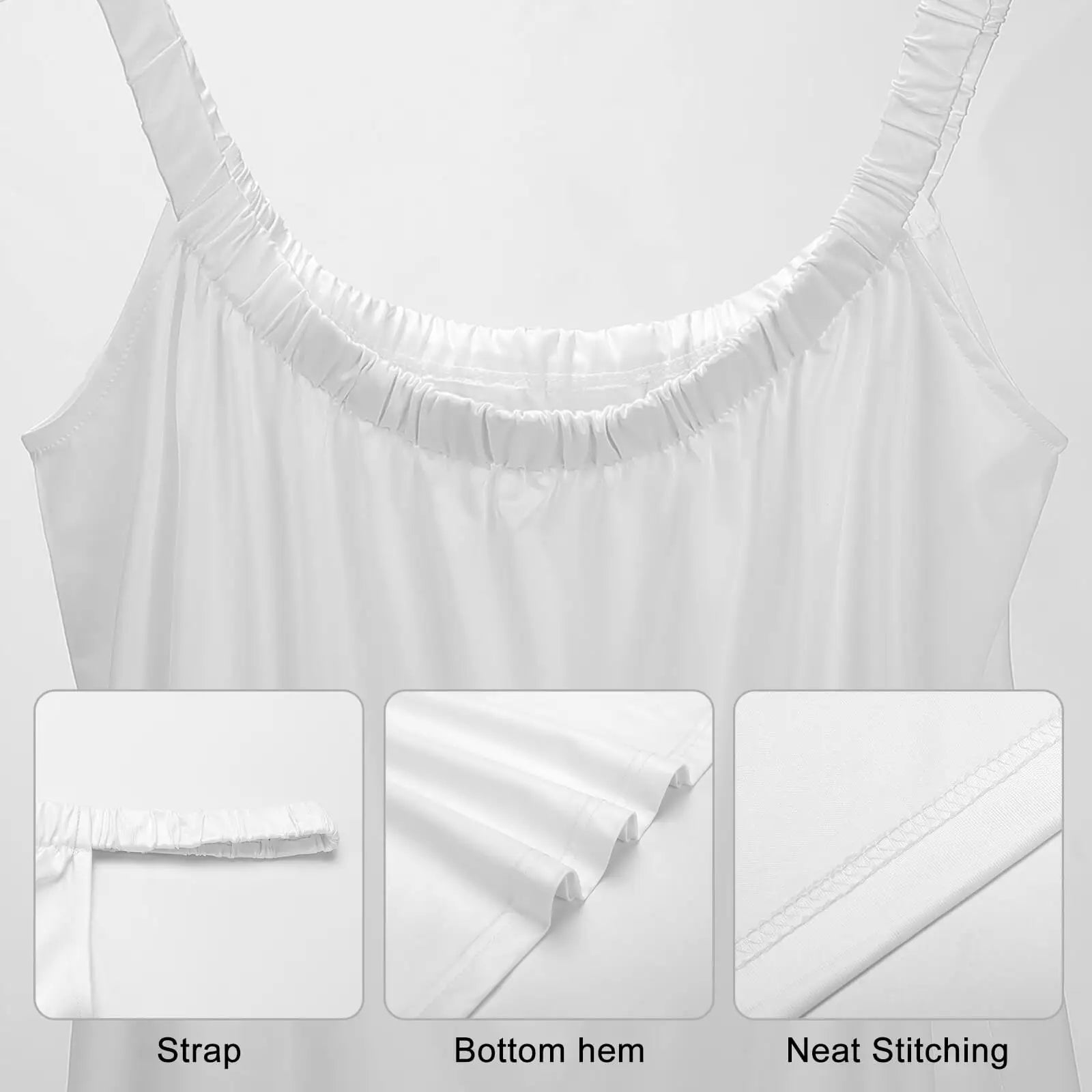 Bohemian Slip Dress — Loose Casual Beach Maxi Dress for Women