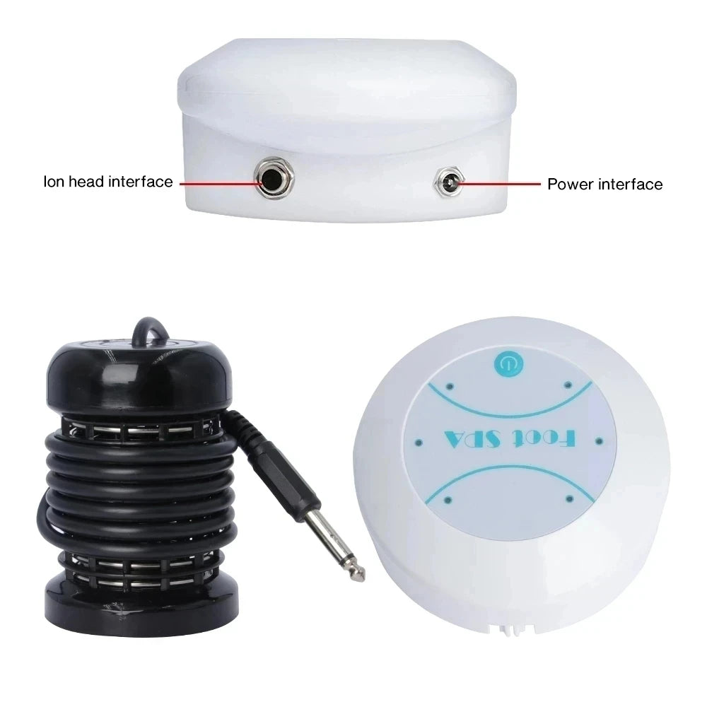Ionic Foot Spa Bath Detox Machine — Ion Detoxifier Massager for Relaxation & Pedicure