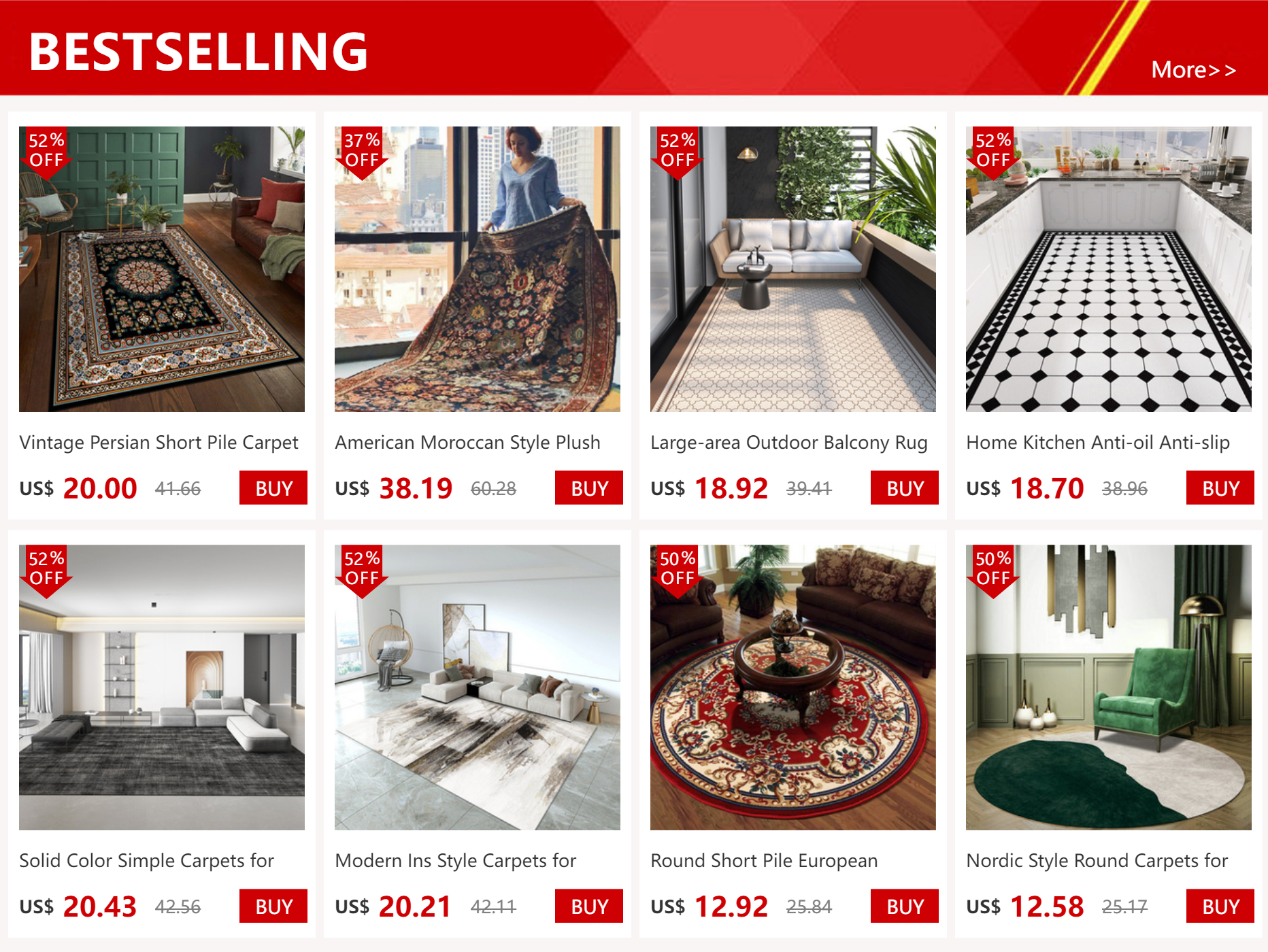 Outdoor Balcony Rug – Oil-Proof Non-Slip PVC Leather Carpet for Living Room & Kitchen