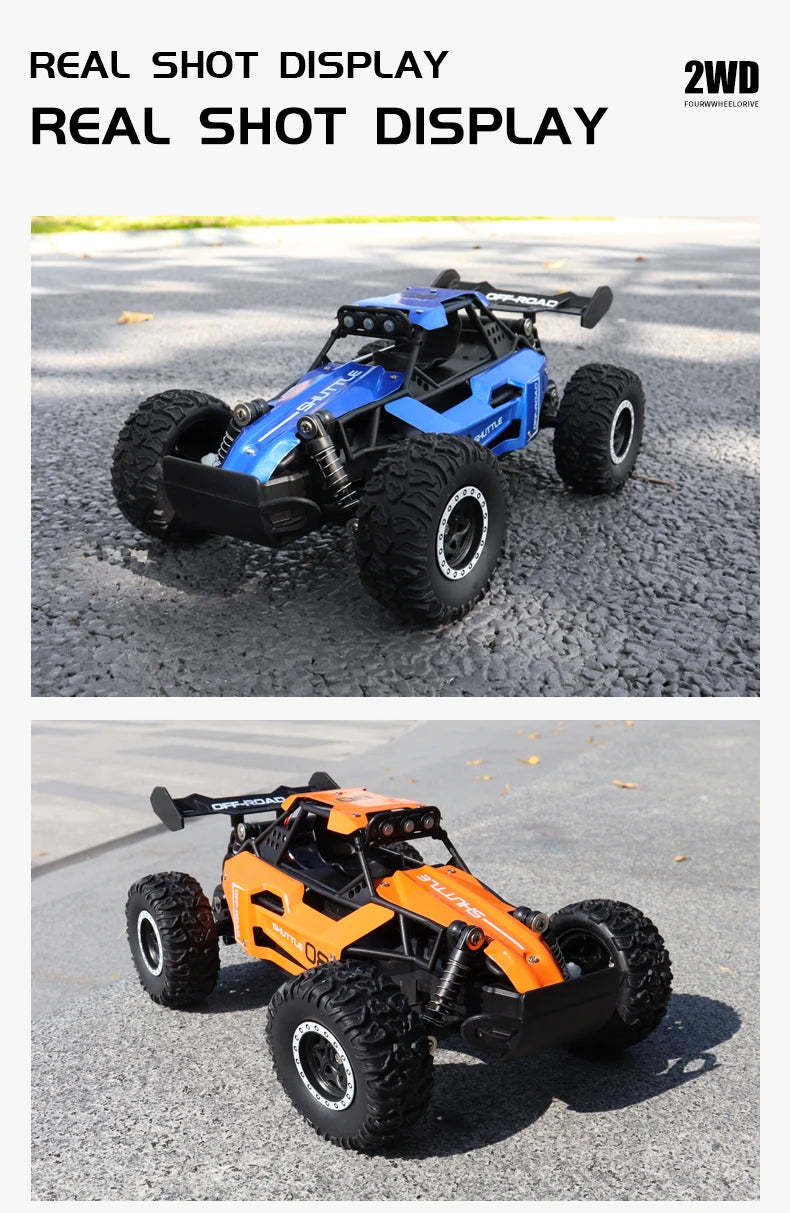 ZWN 1:16 / 1:20 Scale 2.4G RC Off-Road Climbing Car with LED Light – Multi-Model Kids Gift