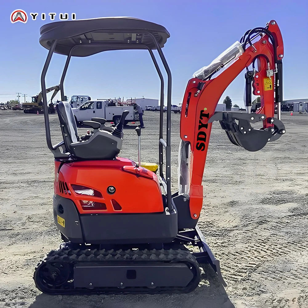 2 Ton Crawler Mini Excavator – Euro 5 / EPA / CE Certified with Multi-Tool Support